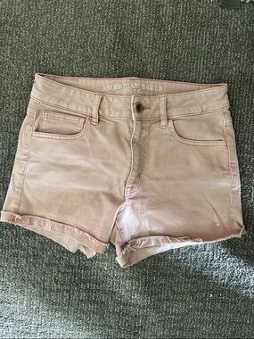 American Eagle Outfitters Blush Pink Denim Cutoff Shorts